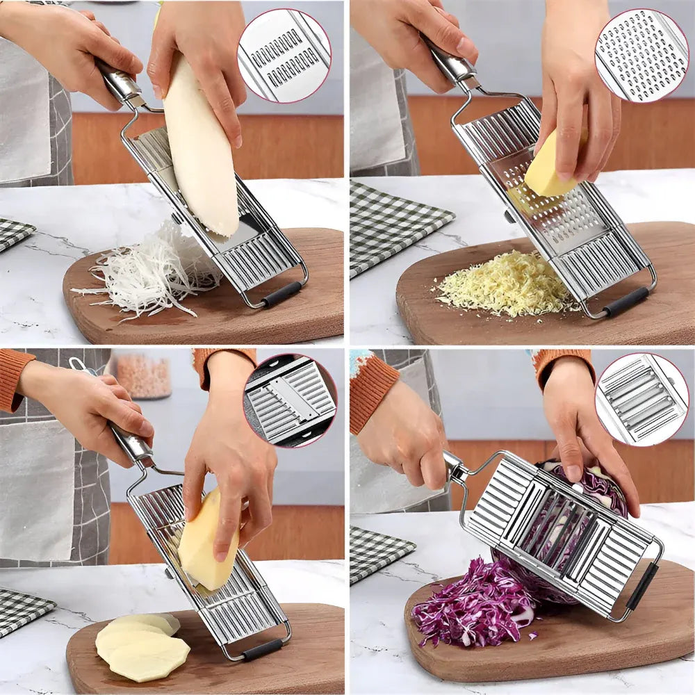 Stainless Steel Mandoline Vegetable Cutter Slicer Set for Kitchen