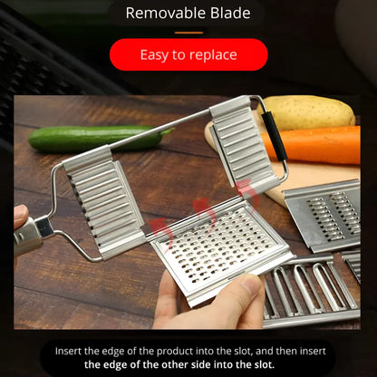 Stainless Steel Mandoline Vegetable Cutter Slicer Set for Kitchen
