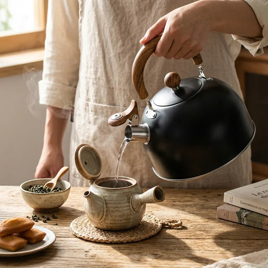 Stainless Steel Whistling Stovetop Tea Kettle
