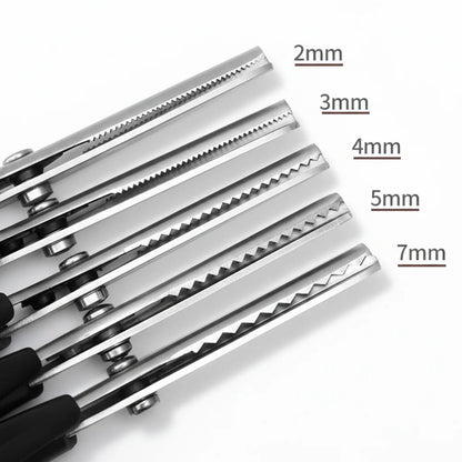 Stainless Steel Zigzag Pinking Shears for Fabric Sewing and Craft Projects
