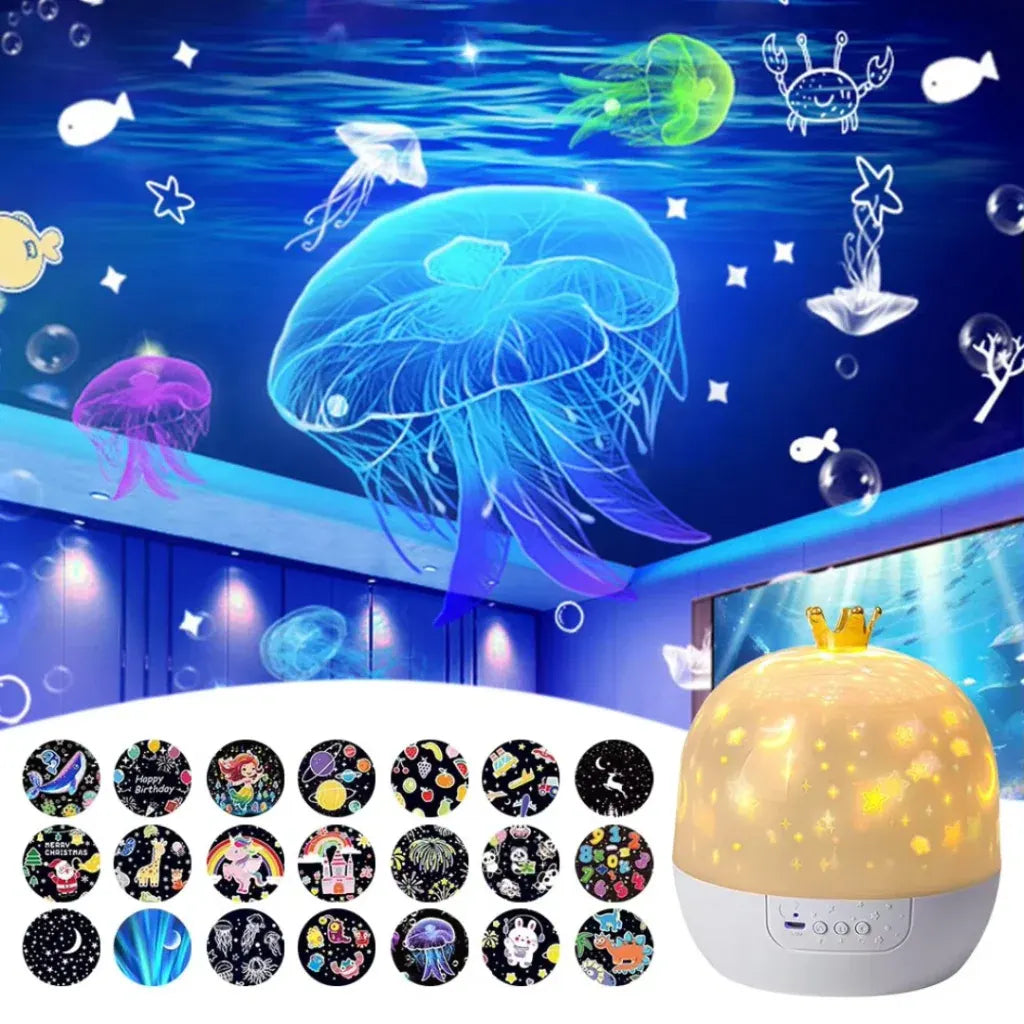 Star Galaxy Ceiling Night Light Projector for Kids Bedroom