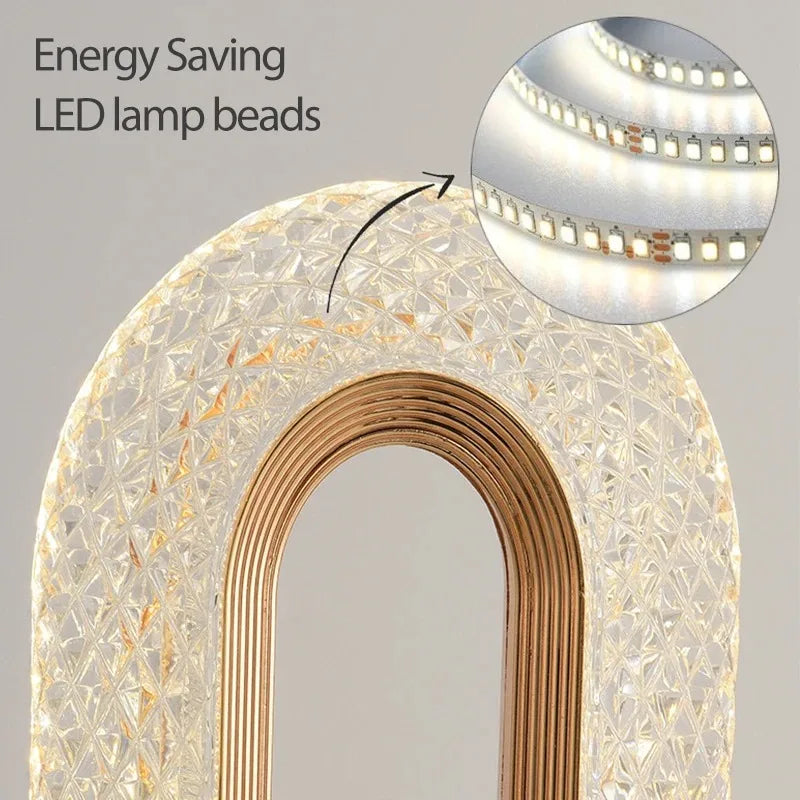 Stellora 3D Crystal LED Night Light - Rechargeable Touch Dimmable Lamp