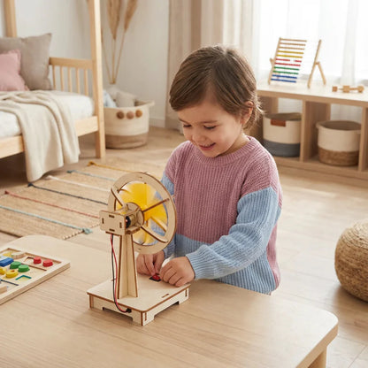 STEM Building Kit Electric Airplane Science Toy for Kids