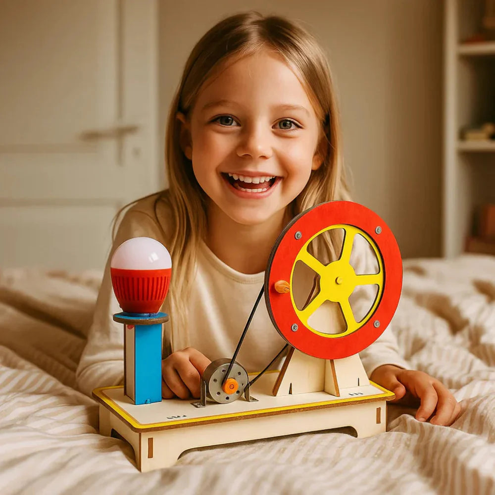 STEM Building Kit Electric Airplane Science Toy for Kids