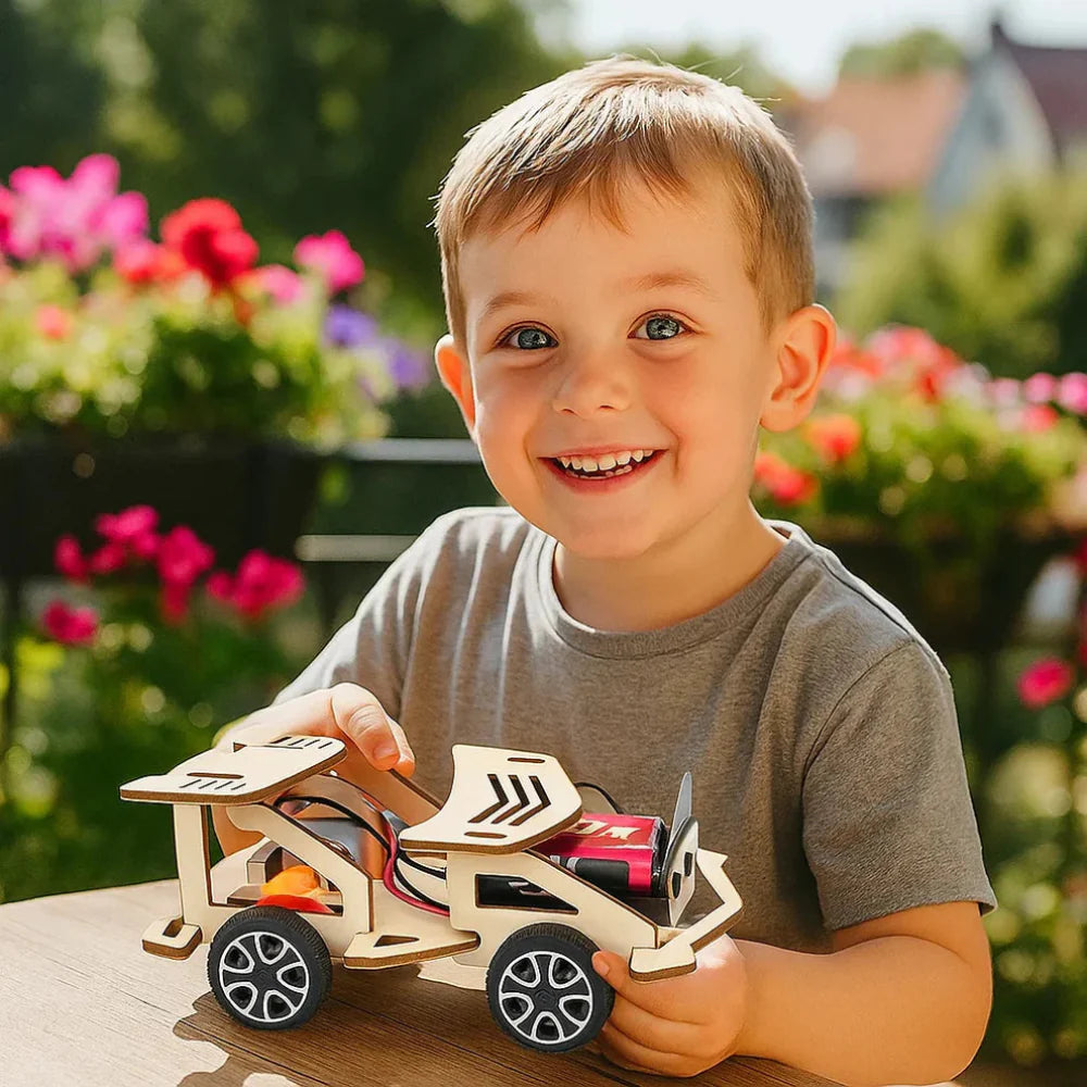 STEM Building Kit Electric Airplane Science Toy for Kids