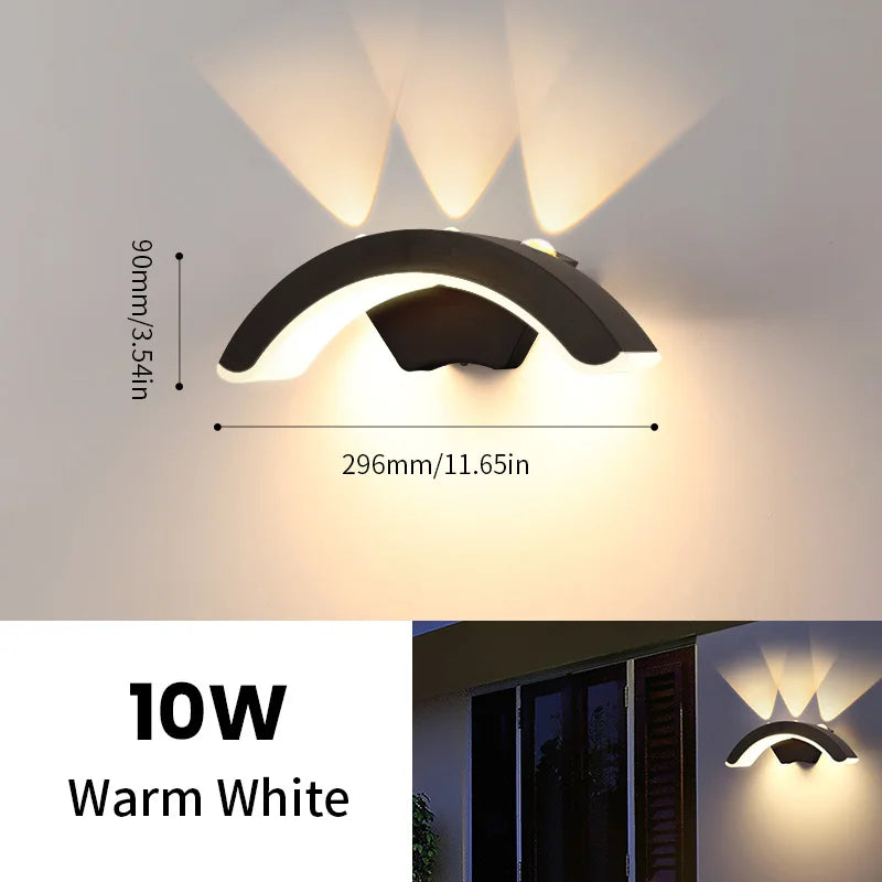 StormLite Waterproof Outdoor Wall Lantern - Black Exterior Weatherproof Light Fixture