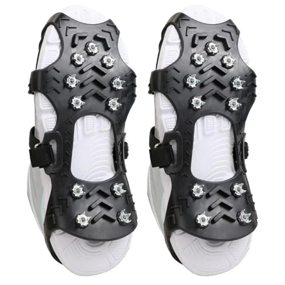 Stretchable Slip-On Ice Traction Cleats for Snow