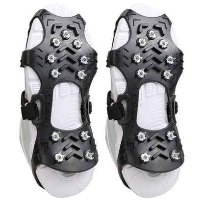 Stretchable Slip-On Ice Traction Cleats for Snow