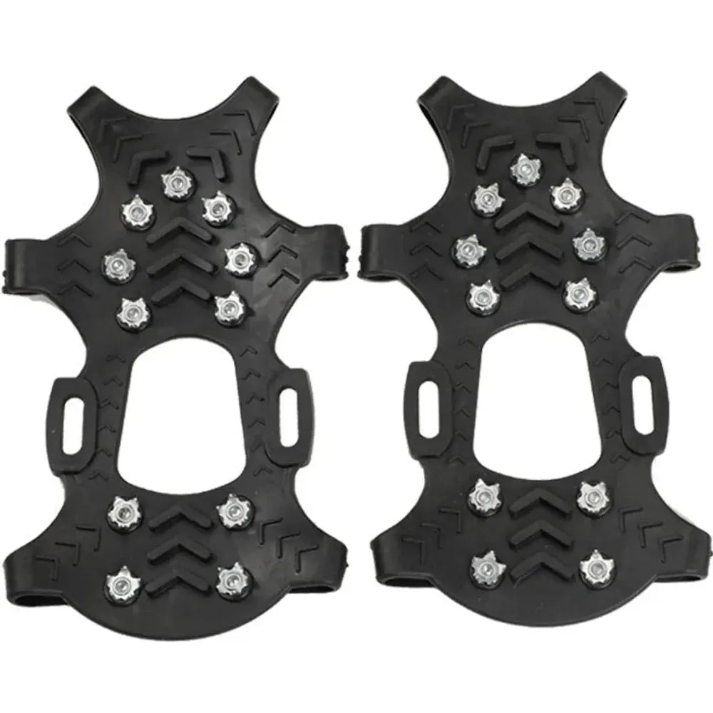 Stretchable Slip-On Ice Traction Cleats for Snow