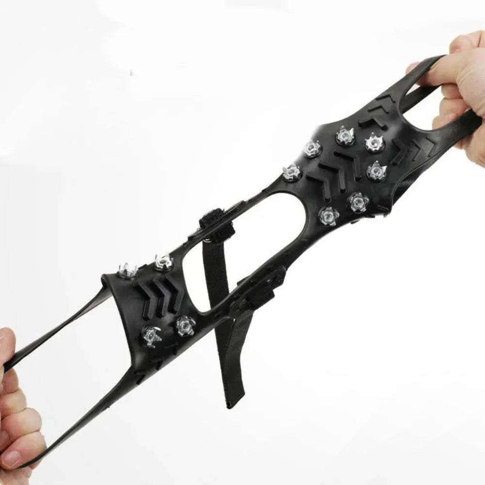 Stretchable Slip-On Ice Traction Cleats for Snow