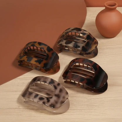 Strong Hold Plastic Claw Clip for Thick Hair - Stylish Styling Accessory