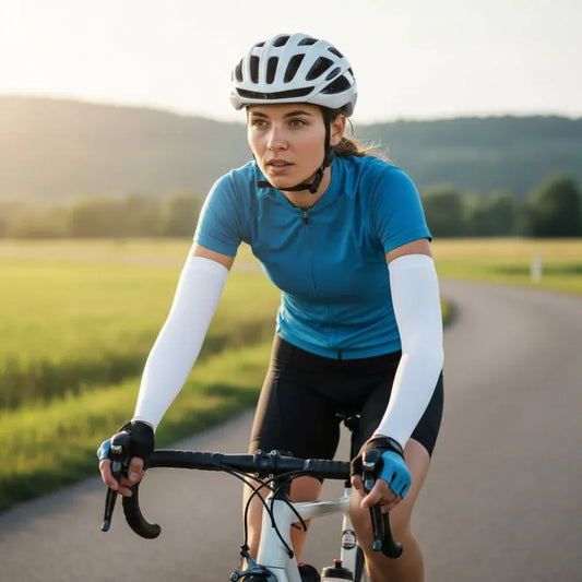 Sun-Protective Cooling Arm Sleeves for Outdoor Sports & Activities