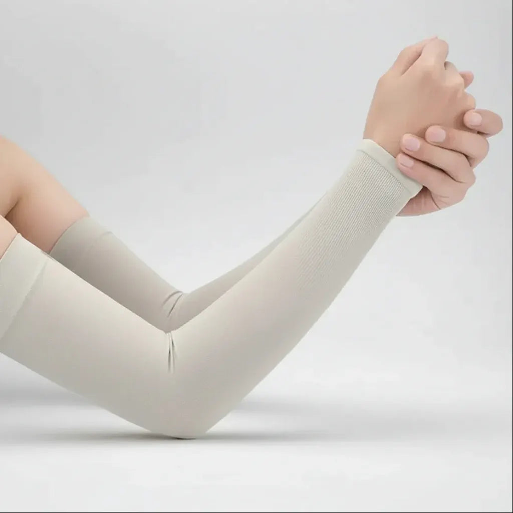 Sun-Protective Cooling Arm Sleeves for Outdoor Sports & Activities