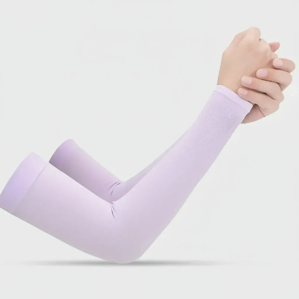 Sun-Protective Cooling Arm Sleeves for Outdoor Sports & Activities