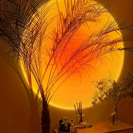 Sunset Projector Light | USB-Powered Ambient Lamp for Room Decor