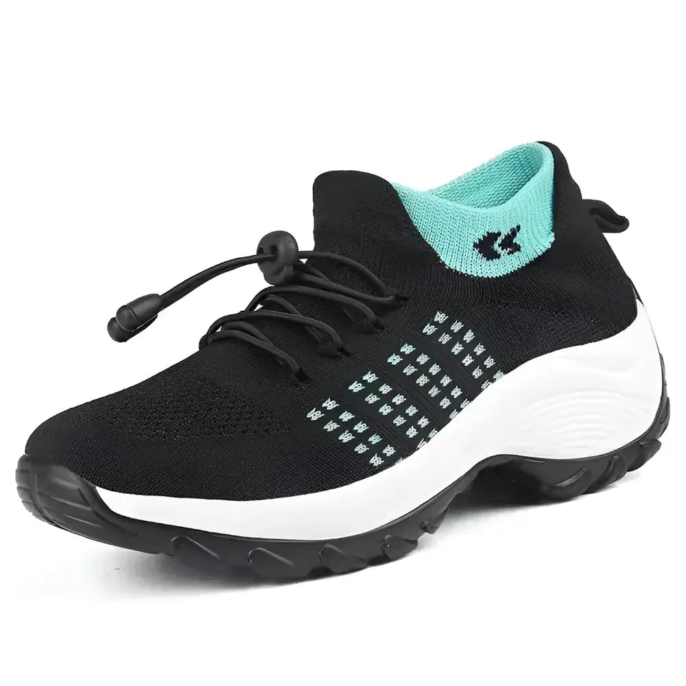 Supportive Athletic Sneakers for Women - Ergonomic Walking Design