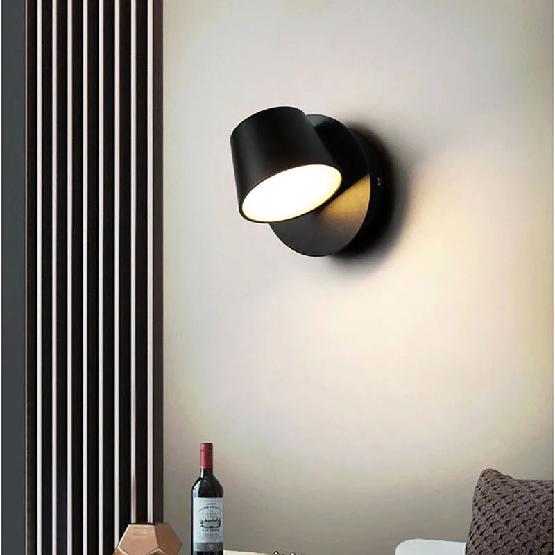 Swivel LED Wall Sconce with Adjustable Modern Lighting Design