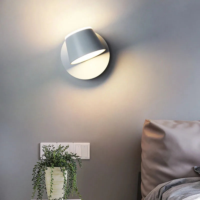 Swivel LED Wall Sconce with Adjustable Modern Lighting Design