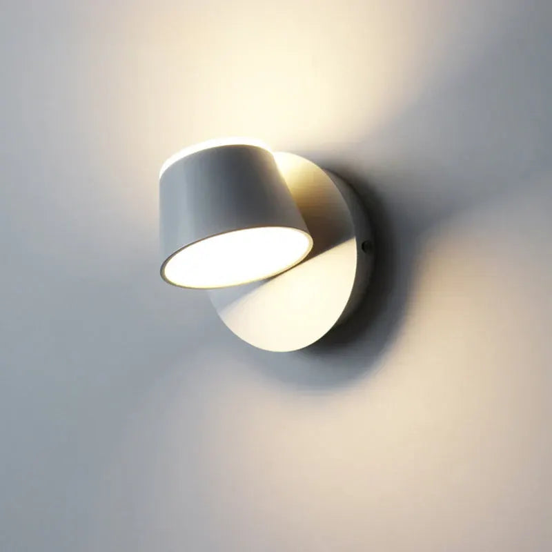 Swivel LED Wall Sconce with Adjustable Modern Lighting Design
