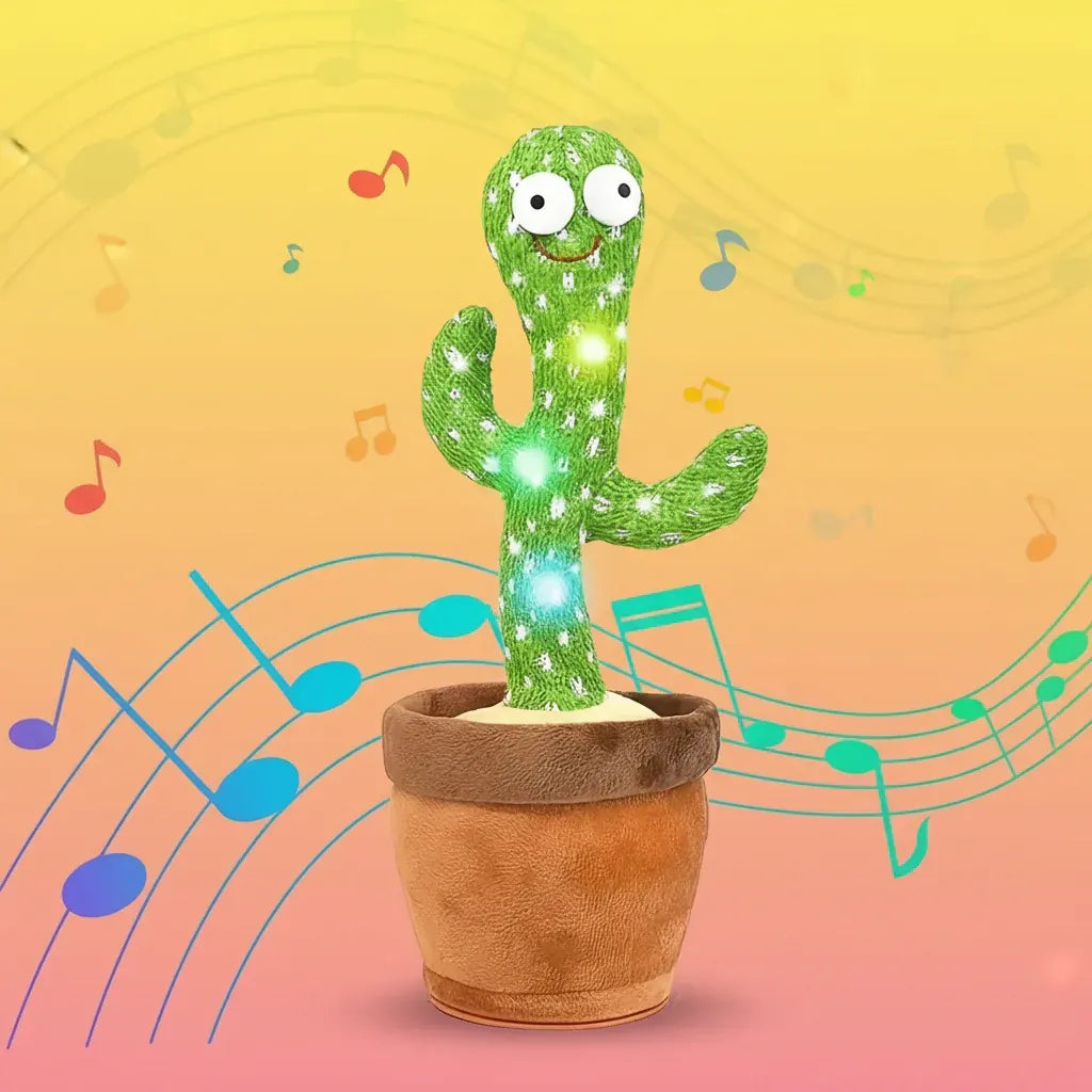 Talking Cactus Plush Interactive Toy for Kids – Sings & Dances