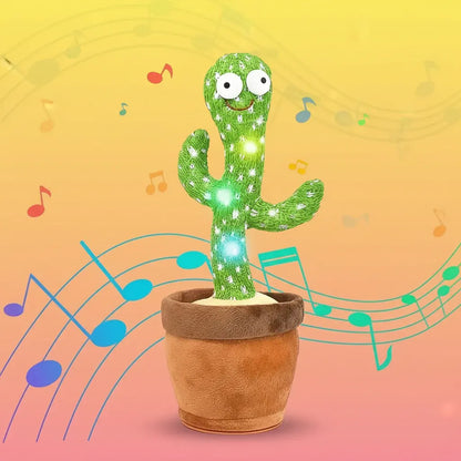 Talking Cactus Plush Interactive Toy for Kids – Sings & Dances