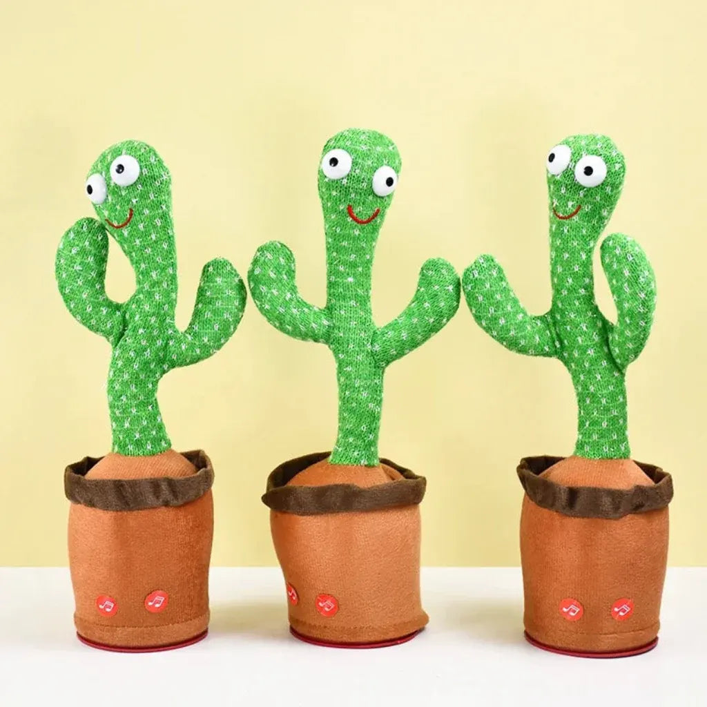 Talking Cactus Plush Interactive Toy for Kids – Sings & Dances