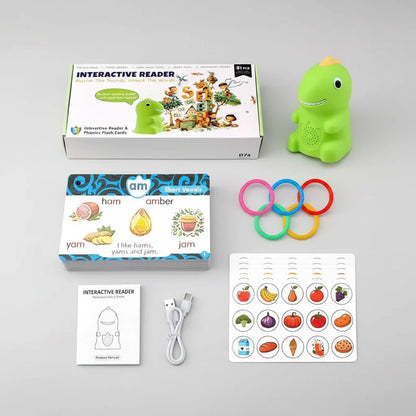 Talking Flash Cards Interactive Voice Reading Pen Set for Kids Learning