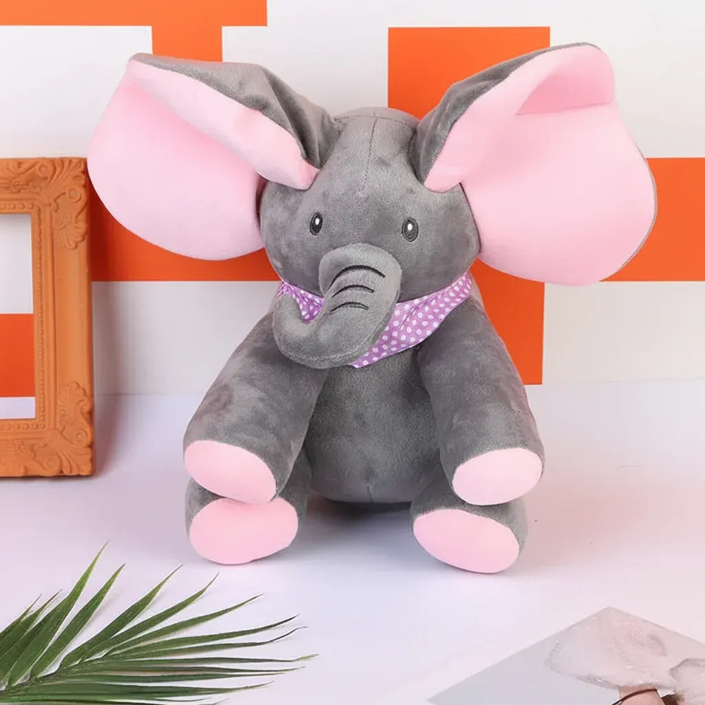 Talking Musical Elephant Plush Toy Interactive Stuffed Animal for Kids