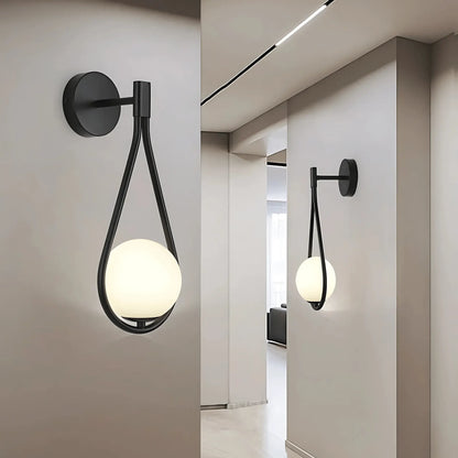 Teardrop Wall Sconce | Modern Water Drop Lighting Fixture