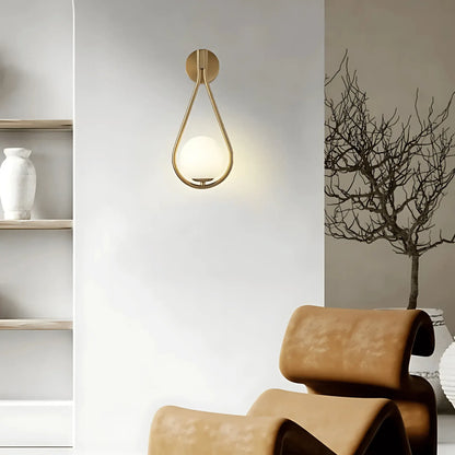 Teardrop Wall Sconce | Modern Water Drop Lighting Fixture