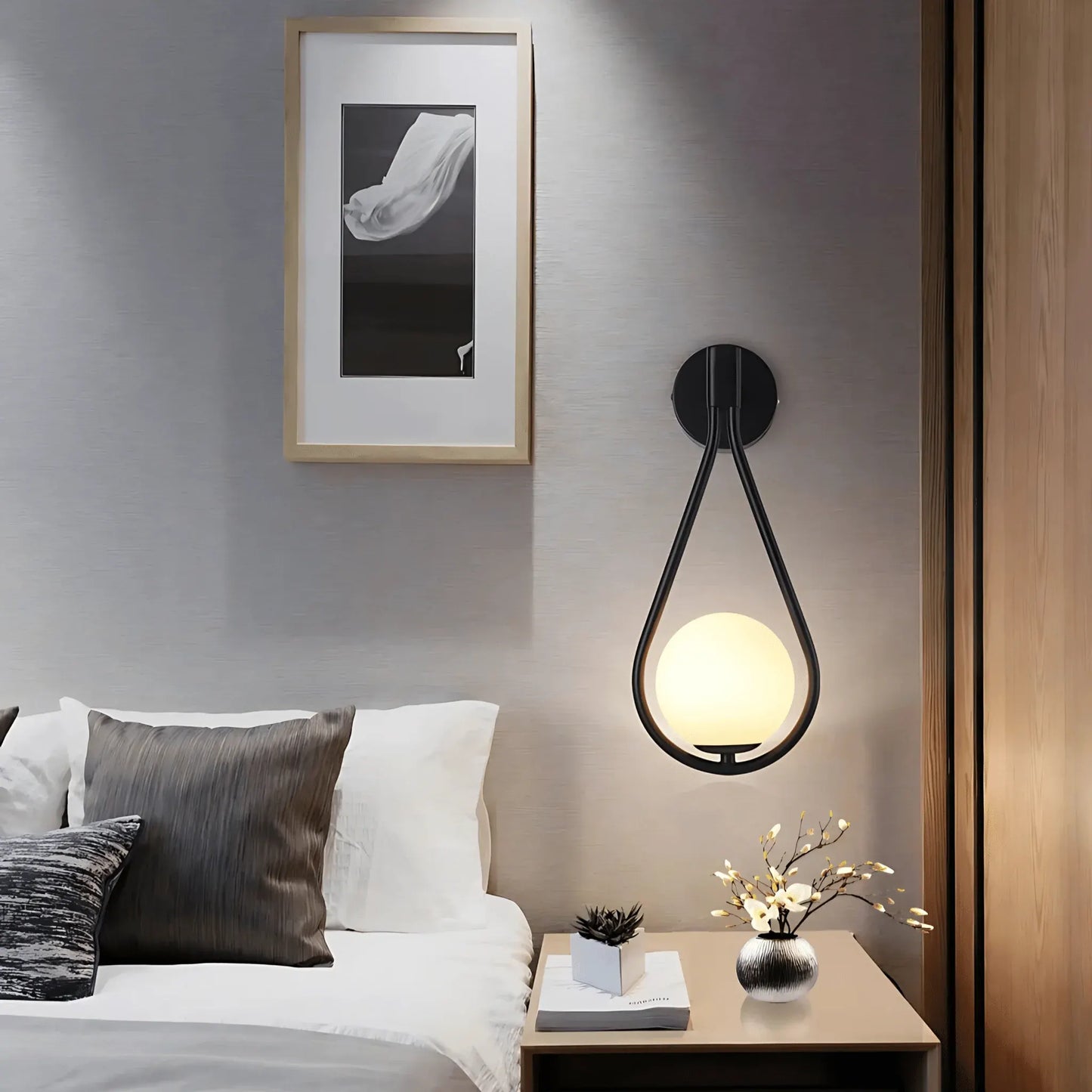 Teardrop Wall Sconce | Modern Water Drop Lighting Fixture