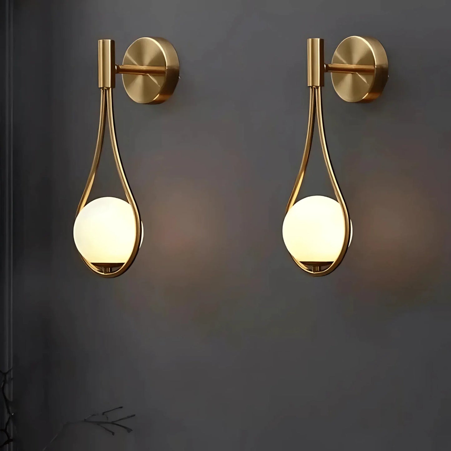 Teardrop Wall Sconce | Modern Water Drop Lighting Fixture