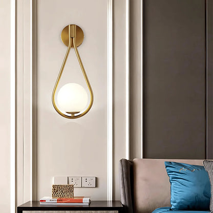 Teardrop Wall Sconce | Modern Water Drop Lighting Fixture