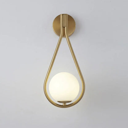 Teardrop Wall Sconce | Modern Water Drop Lighting Fixture