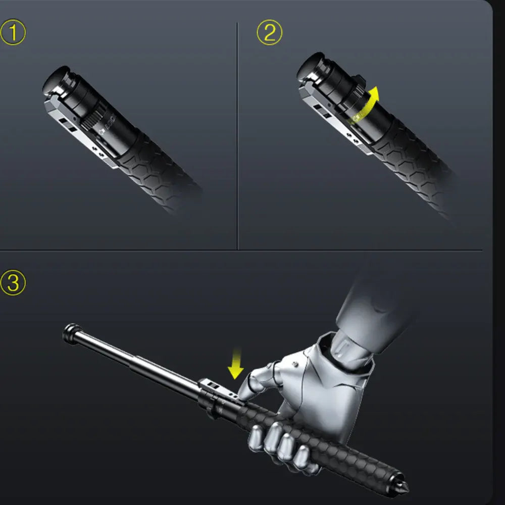 Telescopic Alloy Trekking Pole for Outdoor Hiking Safety
