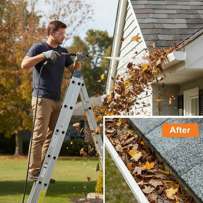 Telescoping Long Reach Pressure Washer Extension Wand Attachment