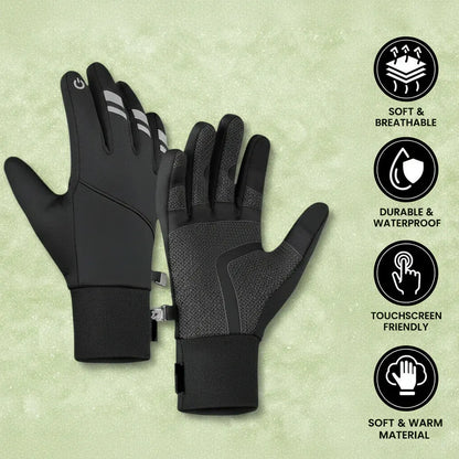 Thermal Touchscreen Winter Gloves for Cycling – Windproof & Waterproof