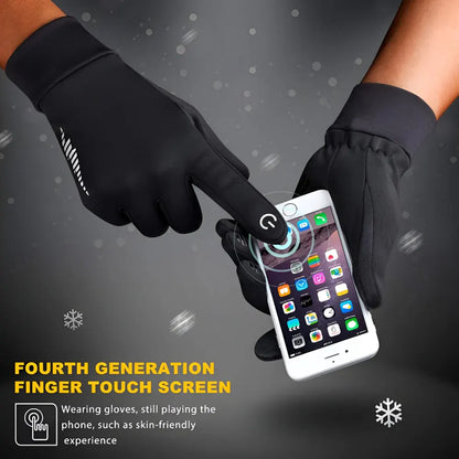 Thermal Touchscreen Winter Gloves - Non Slip Outdoor Sports Grip