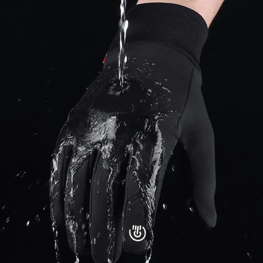 Thermal Touchscreen Winter Gloves with Outdoor Grip Design