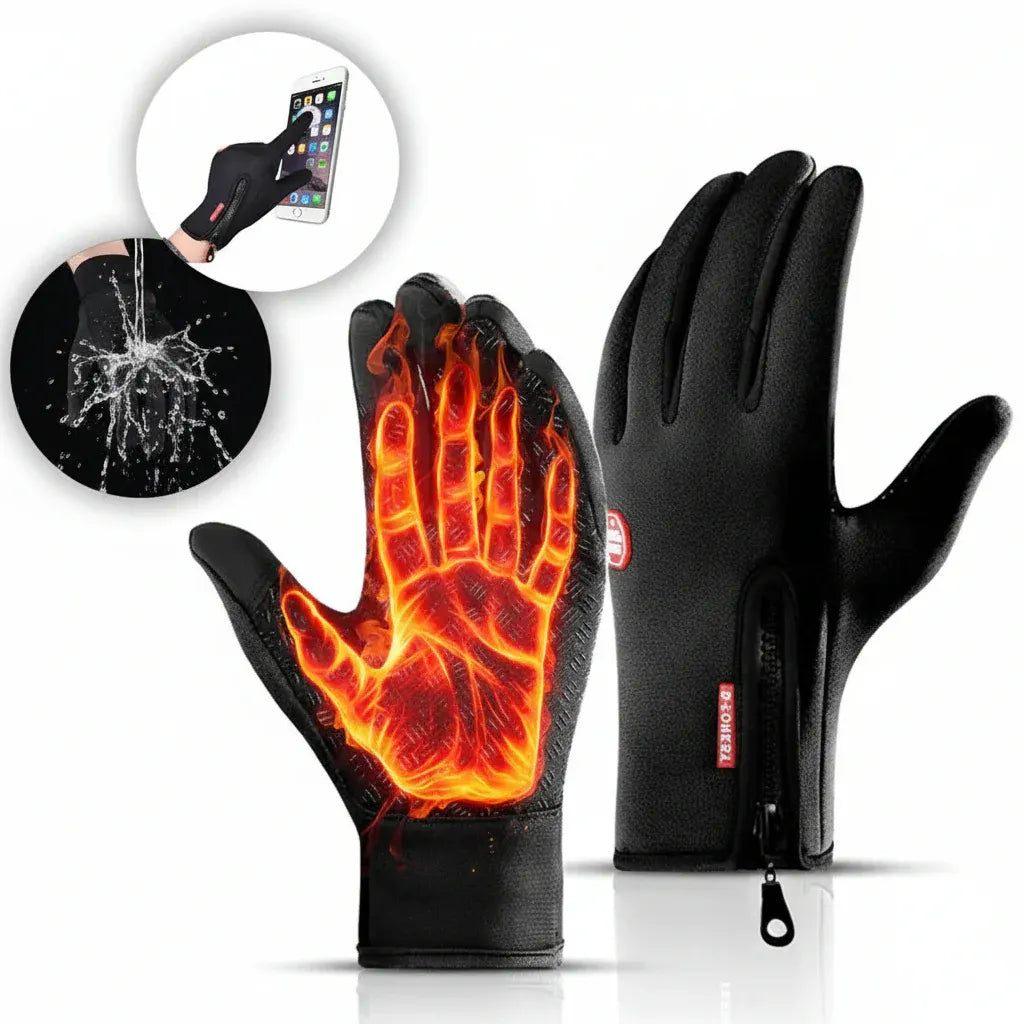 Thermal Windproof Full-Finger Touchscreen Winter Gloves