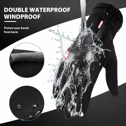 Thermal Windproof Full-Finger Touchscreen Winter Gloves