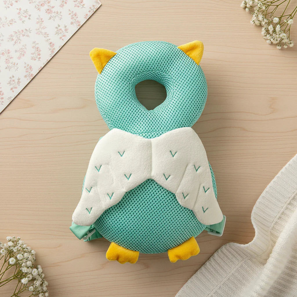 Toddler Anti-Fall Safety Backpack with Cushioned Head Protection Pillow