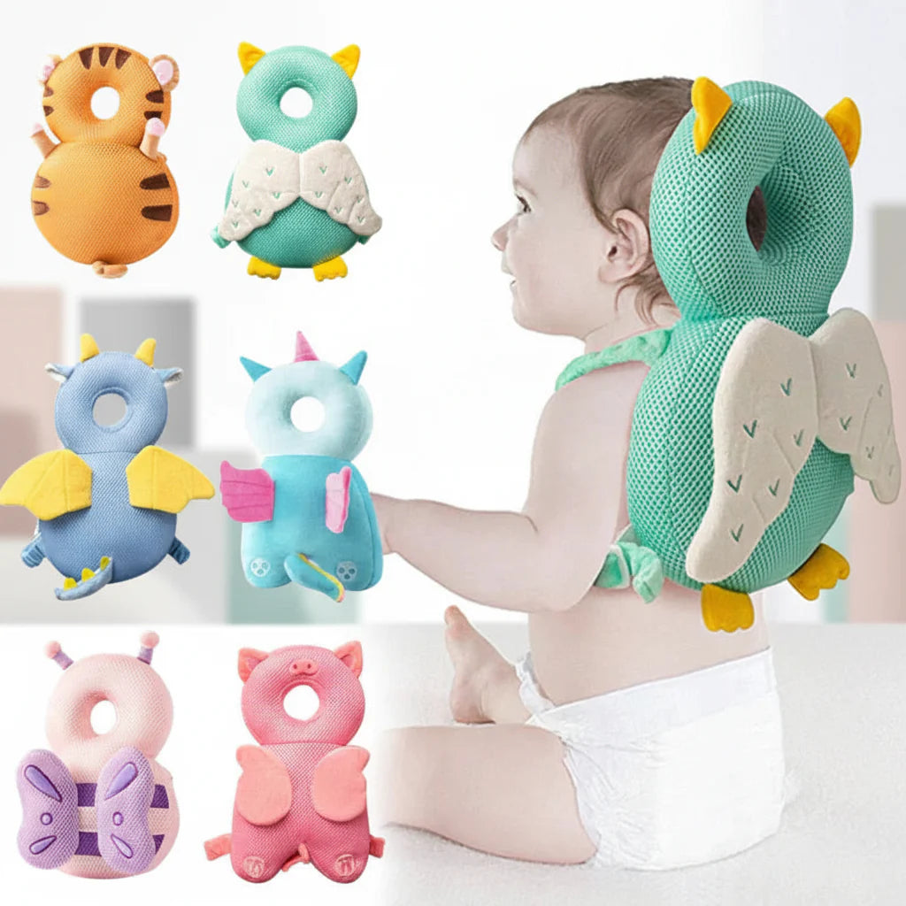 Toddler Anti-Fall Safety Backpack with Cushioned Head Protection Pillow
