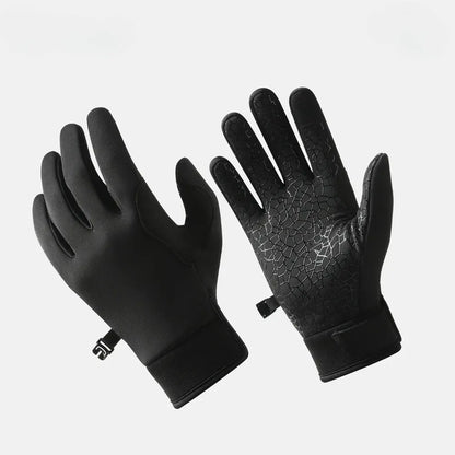 Touchscreen-Compatible Winter Gloves with Anti-Slip Grip for Outdoor Use