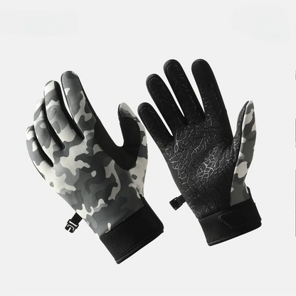 Touchscreen-Compatible Winter Gloves with Anti-Slip Grip for Outdoor Use