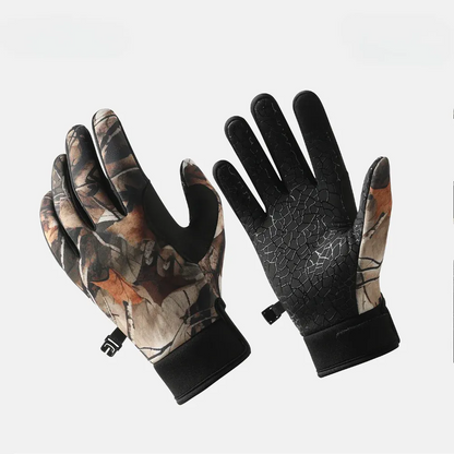 Touchscreen-Compatible Winter Gloves with Anti-Slip Grip for Outdoor Use