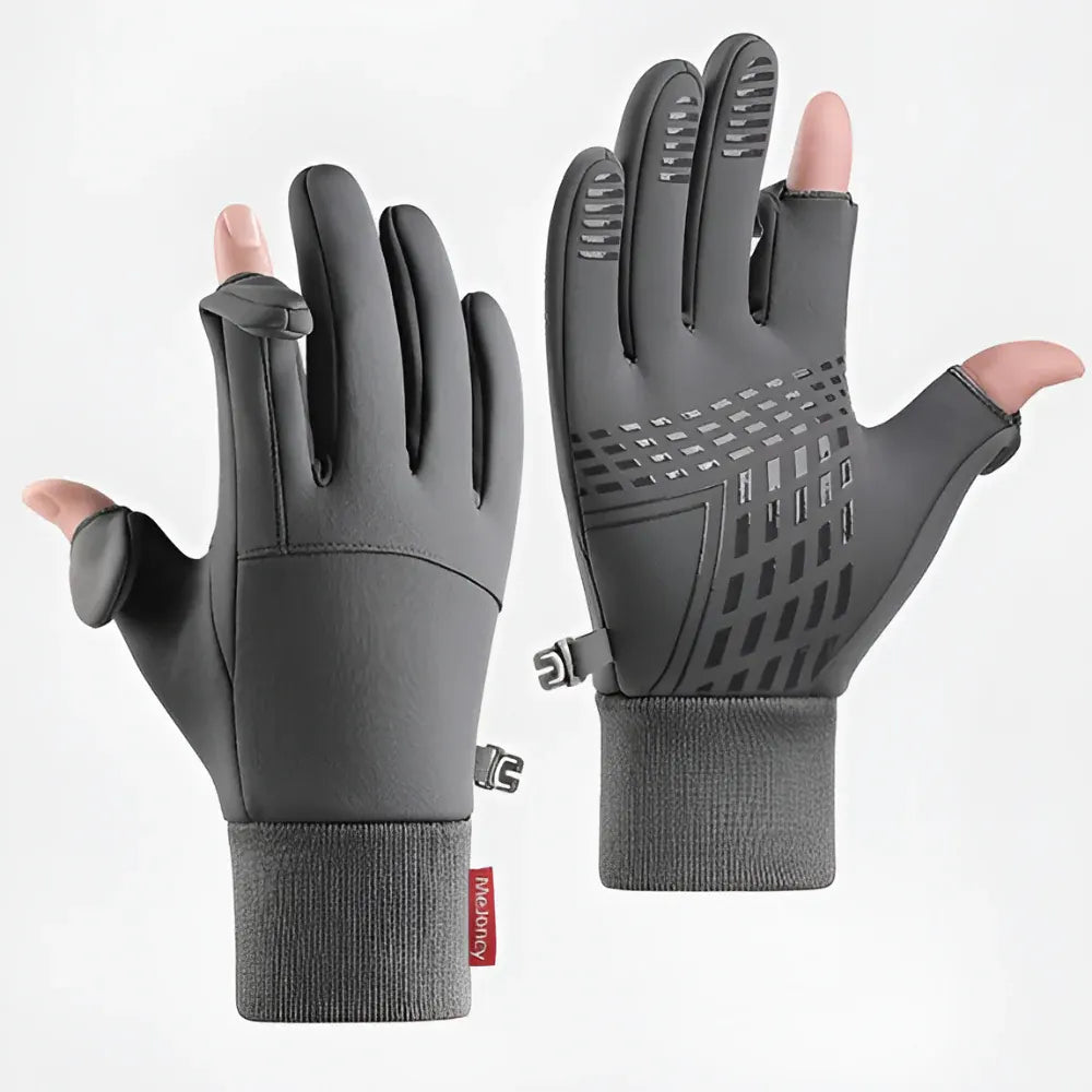 Touchscreen-Compatible Winter Gloves with Anti-Slip Grip for Outdoor Use