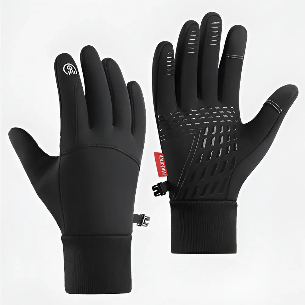 Touchscreen-Compatible Winter Gloves with Anti-Slip Grip for Outdoor Use