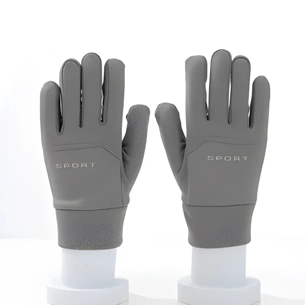 Touchscreen Winter Thermal Gloves with Grip Design for Outdoor Use