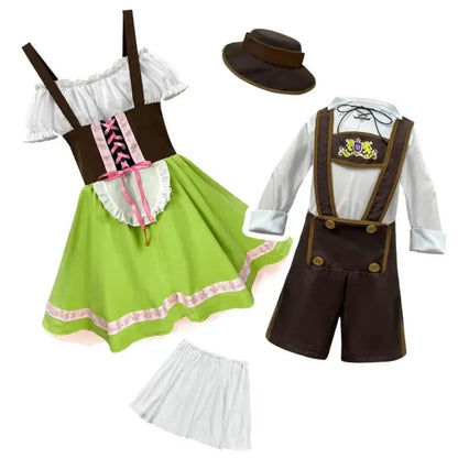 Traditional Festive Halloween Costume Outfit Set